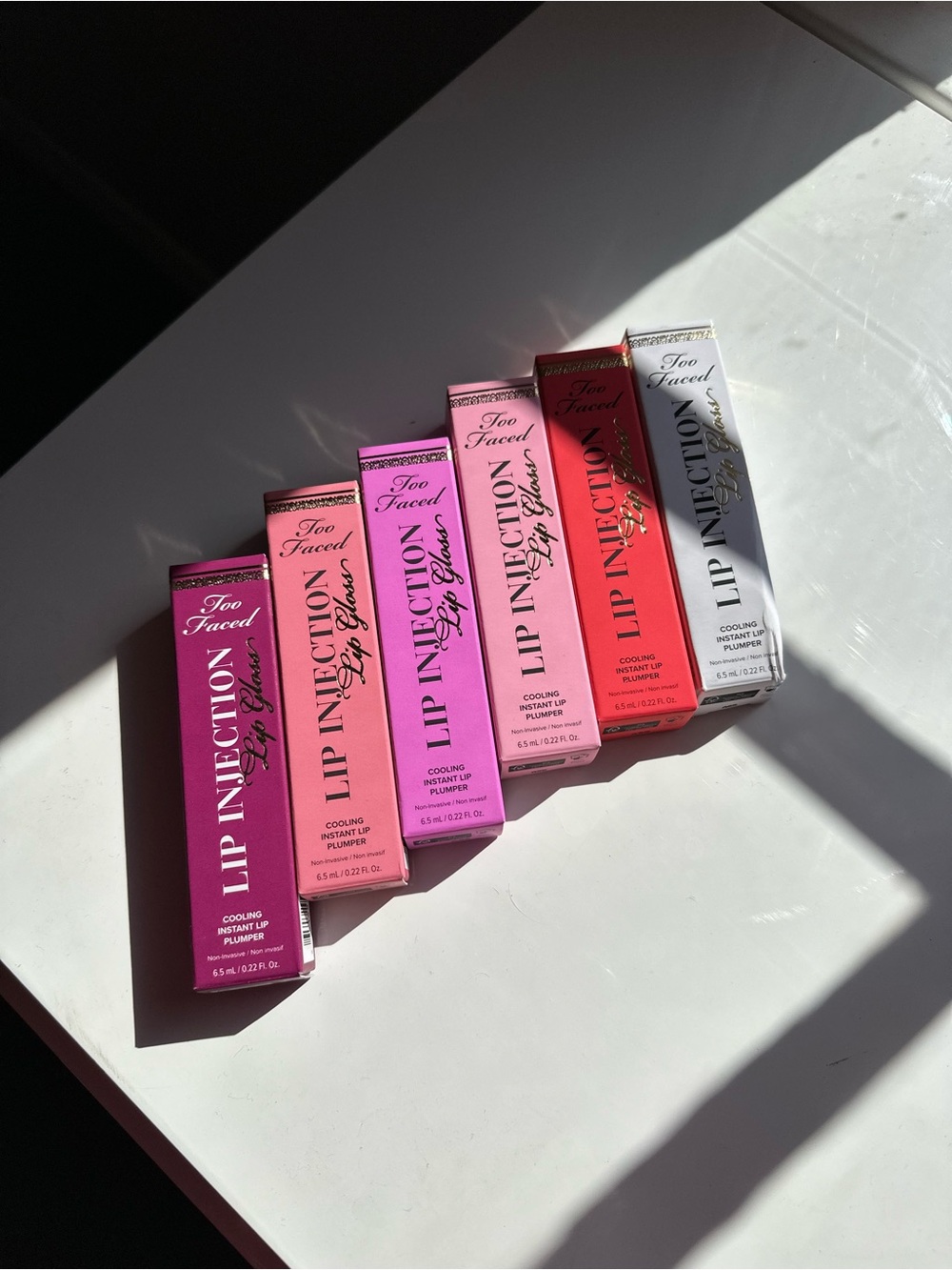 Too Faced Lip Injection Cooling Instant Lip Plumpers Bundle of 6 NEW - Picture 3 of 7